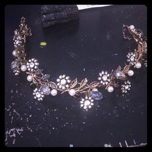 A beautiful elegant floral choker